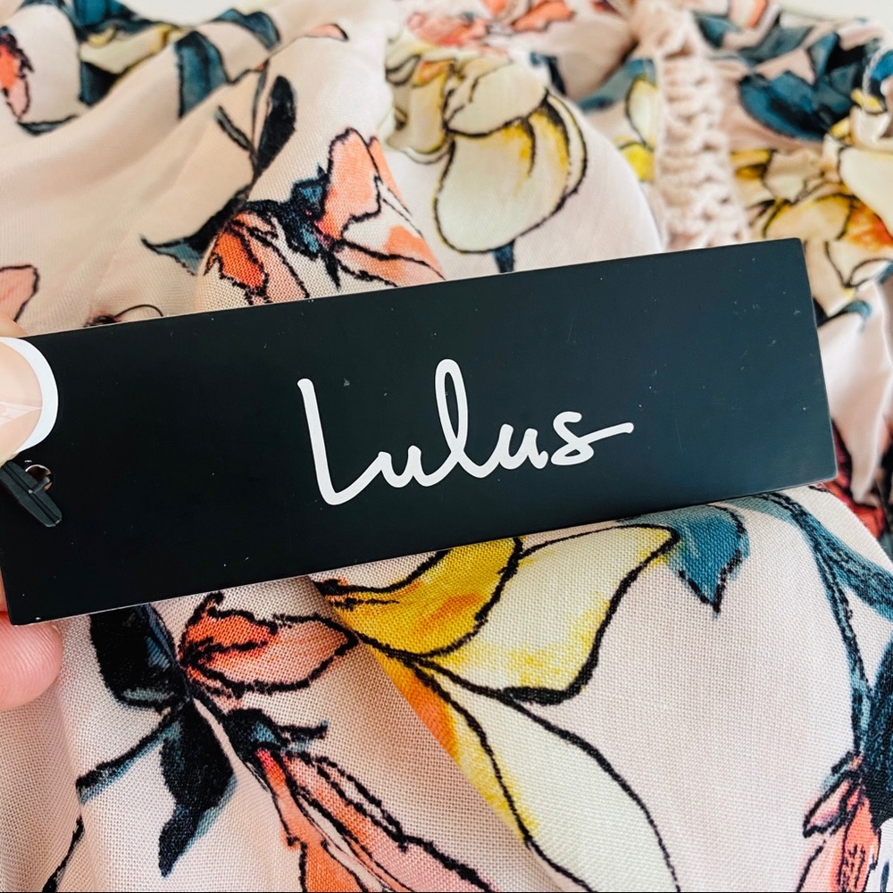 Lulus Hello Darling Blush Off-the-Shoulder Dress M - Picture 11 of 16